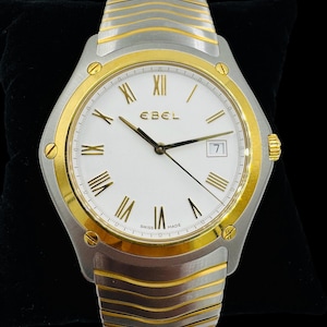 Ebel Sports Classic Wave 41mm Watch 18k Stainless Steel