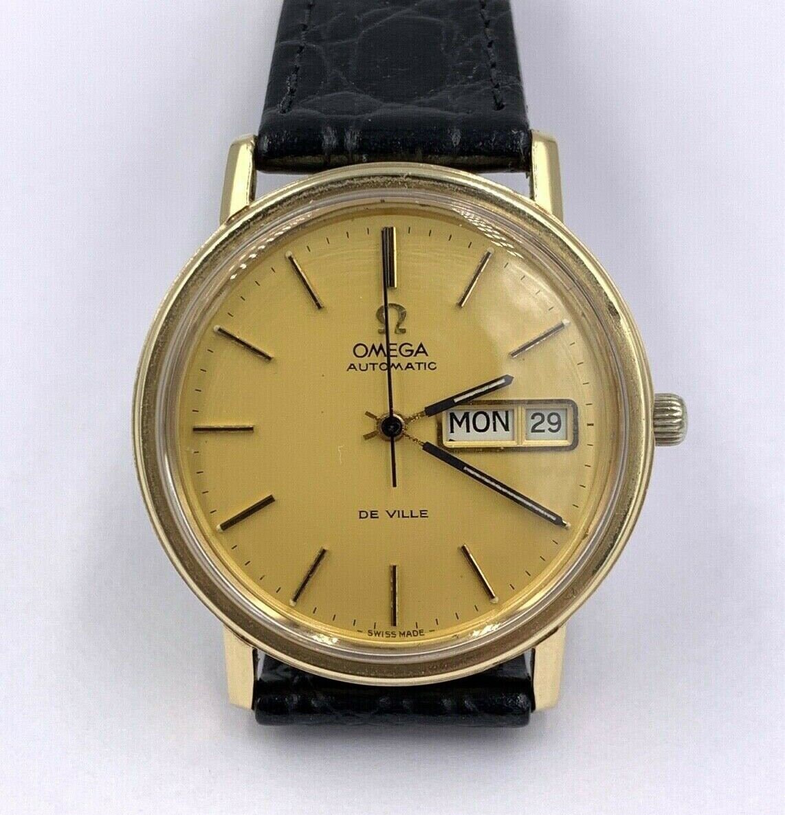Vintage Omega De Ville Automatic 23 J Cal. 1022 Day Date Etsy