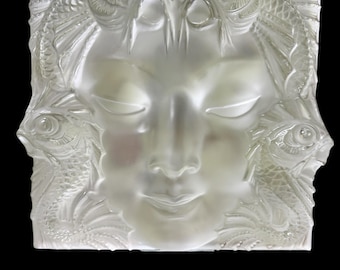 Lion by Lalique France Crystal 5 3/4