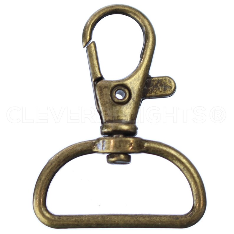 50 Sets 1 Wide Swivel Lobster Clasps 1 3/16 Etsy