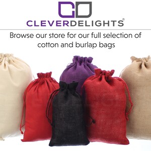 50 Pack 3 x 5 Natural Burlap Bags Burlap Bags with Jute Drawstring Eco-Friendly Biodegradable Pouches Rustic Weddings 3x5 image 5
