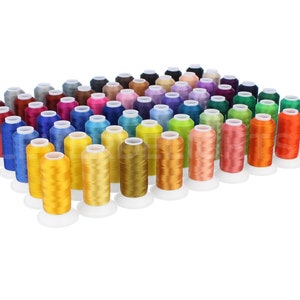40 Color Premium Polyester Embroidery Thread Set Spools for Machines Brother Babylock Janome
