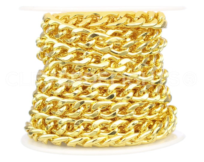 50 Jewelry Plastic Chain Links Assorted Color Chunky Twist Etsy