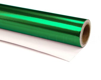 Metallic Green Wrapping Paper - 30" x 25Ft - JUMBO Roll - 62.5 Sq Ft Per Roll - Professional Gift Wrap Paper - Glossy Foil-Like Shine