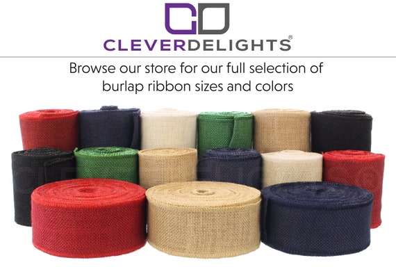  20 Yard Burlap Wide Ribbon Jute Ribbon Natural Burlap Wired  Edge Ribbon for Wreaths Crafts Valentine's Day Gift Wrapping Party  Decoration Outdoor Decoration(2 Inch)