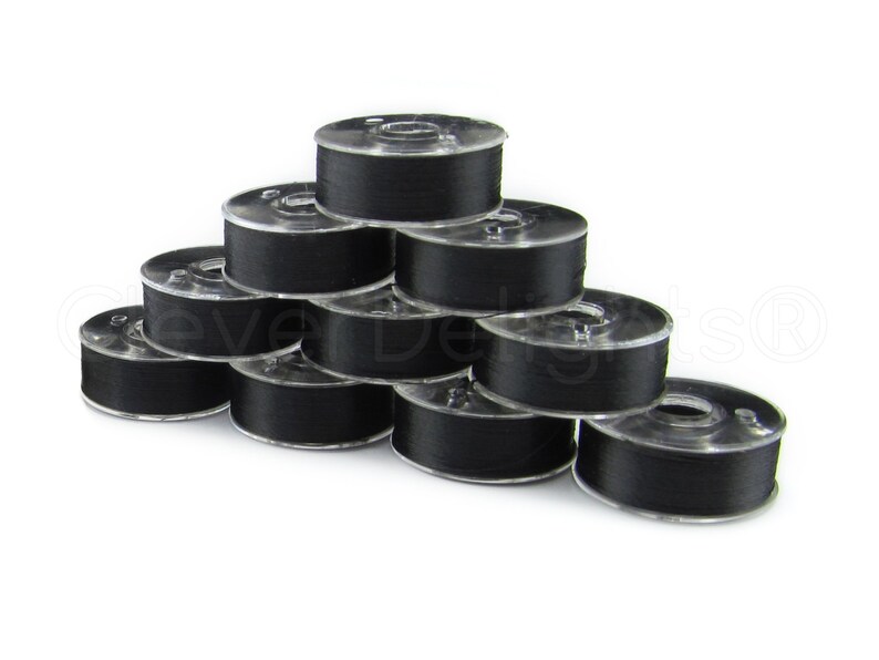 36 Size L Black Prewound Bobbins SA155 Replacement Bobbins Etsy