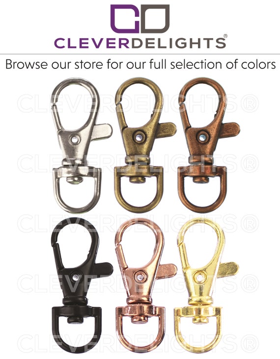 CleverDelights 2 Key Rings - 50 Pack - Large Split Key Rings - Strong Key  Chain Ring Connector - 2 Inch