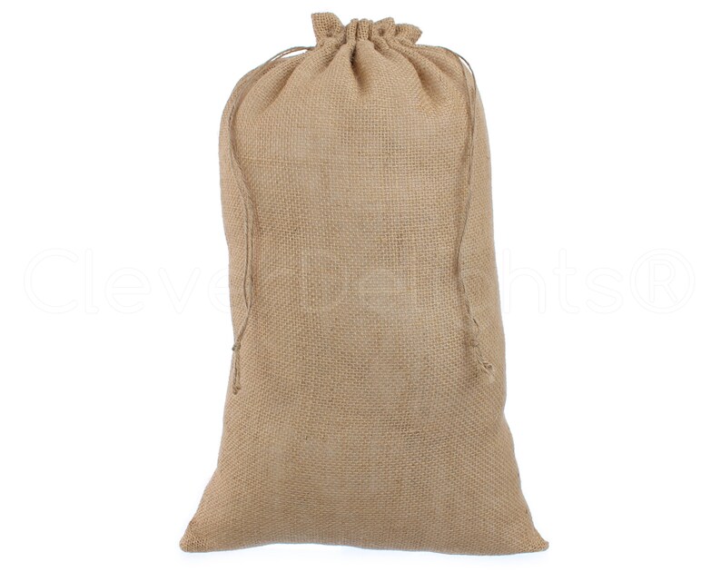 2 Pack 12 X 20 Natural Burlap Bags Etsy