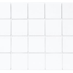 100 Pack 1 Square Glass Tiles Clear Flat Tiles Transparent Solid Glass 3/16 Thick 25mm 1 Inch Tile image 3