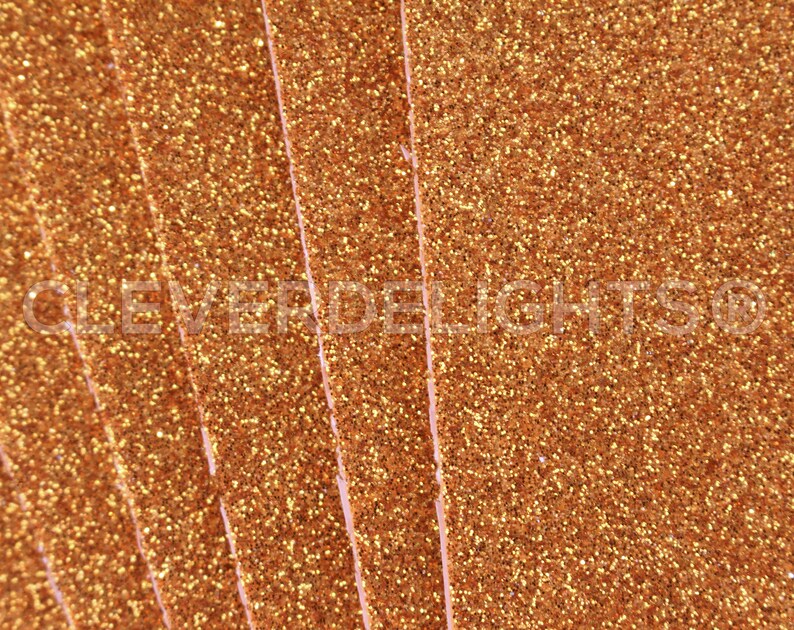 10 Pk Glitter Foam Sheets 8 X 12 Orange Etsy