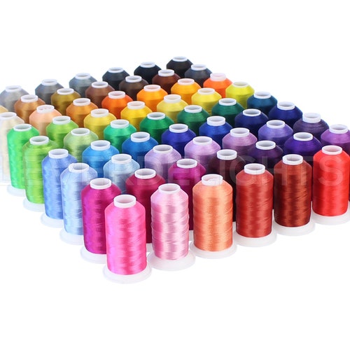 Machine Embroidery Thread Set 160 Colors Large 1000m Spools Etsy