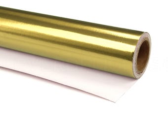 Metallic Gold Wrapping Paper - 30" x 25Ft - JUMBO Roll - 62.5 Sq Ft Per Roll - Professional Gift Wrap Paper - Glossy Foil-Like Shine