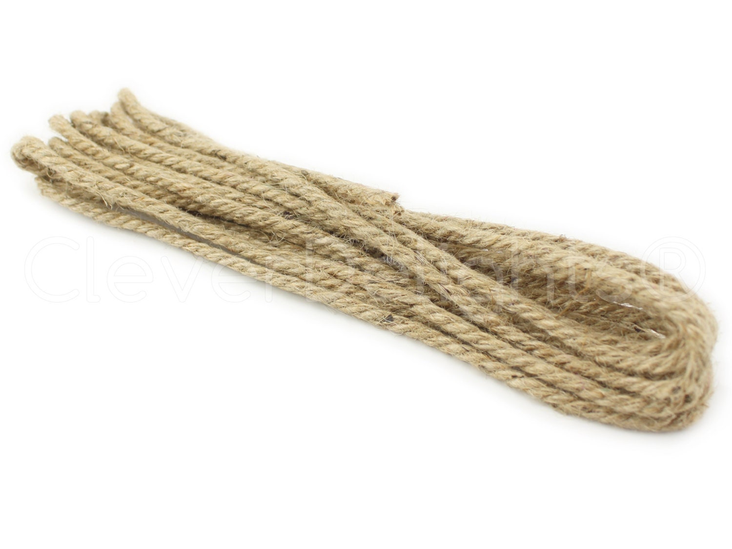 Cleverdelights Premium Jute Twine String White 100 yards Made in