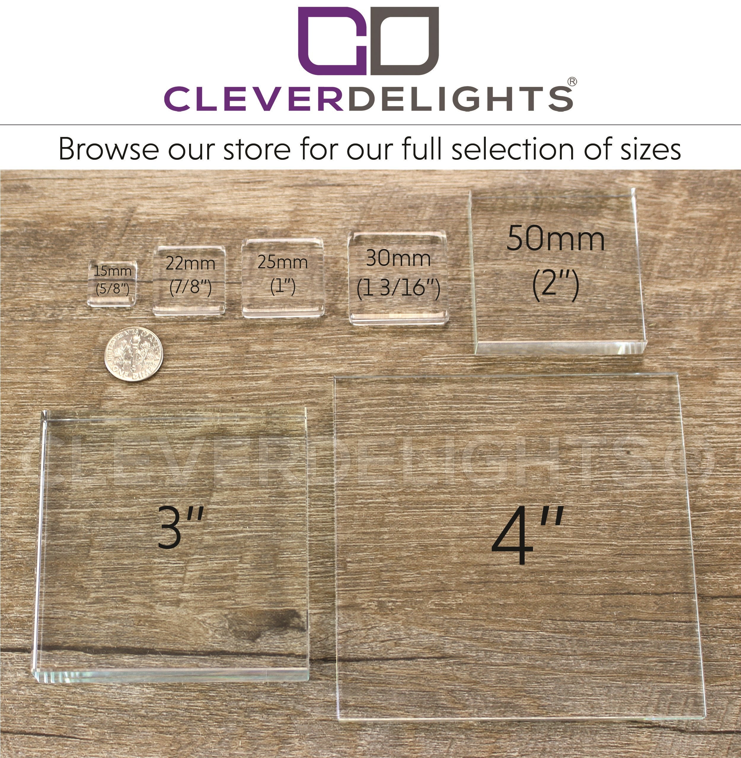 CleverDelights 13x18mm Oval Glass Cabochons
