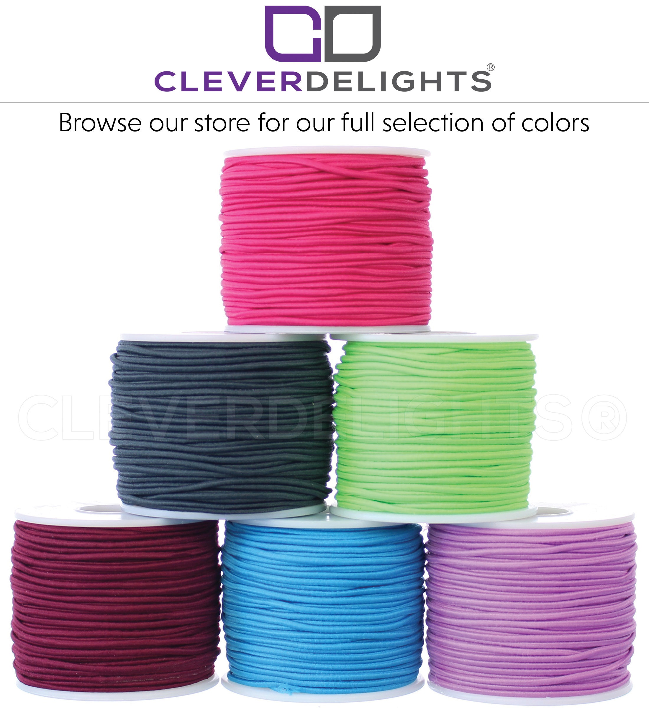 CleverDelights Black Solid Rubber Cord - 30 Feet - 3mm (3/32) Round - Crafts Beading Jewelry Necklaces