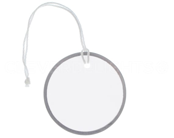  Brass Tags - 2 inch Circle Pk/25 : Blank Labeling