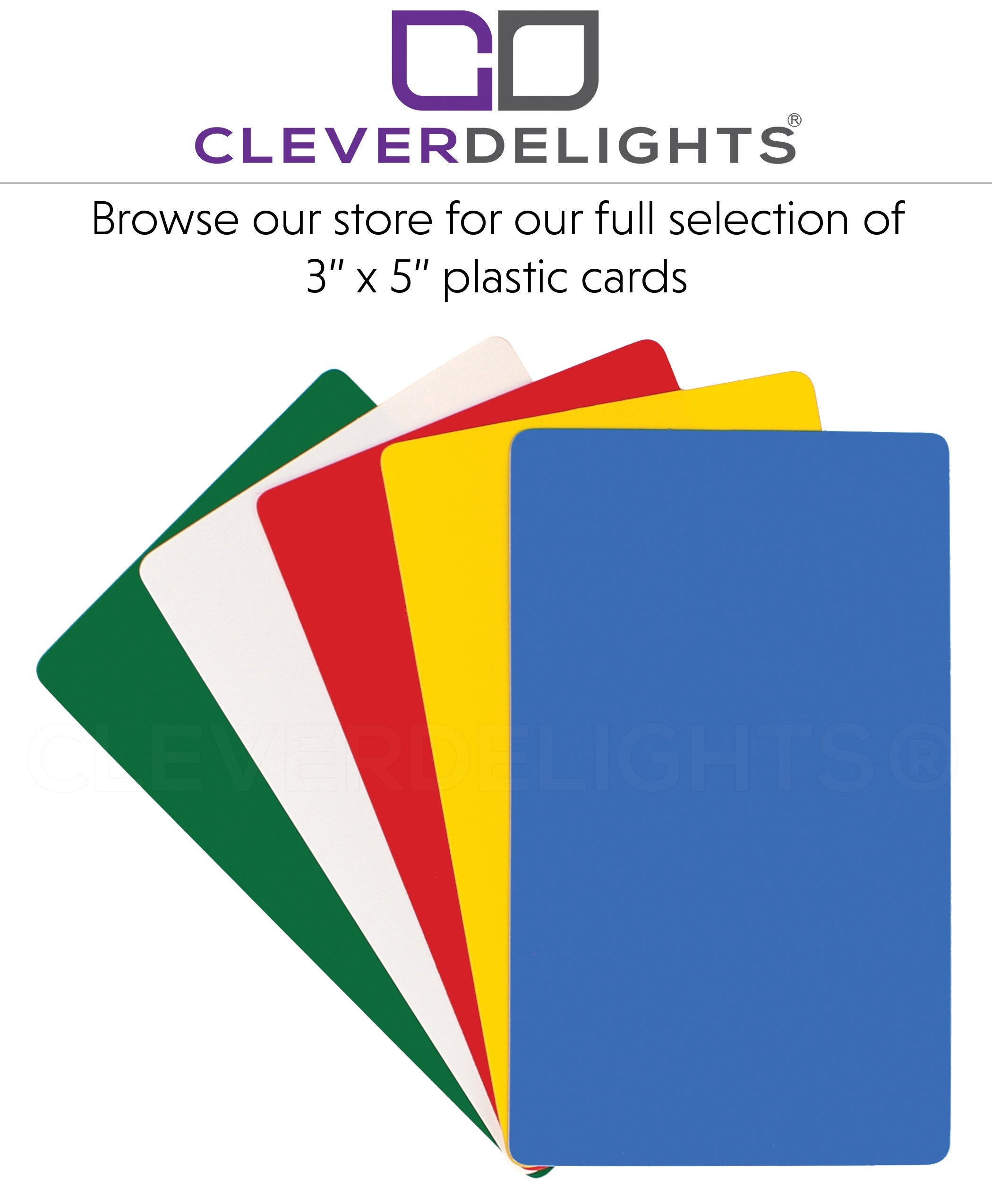 100 Pack - CleverDelights Plastic Tags - 3 Round - Tear-Proof and  Waterproof - 25 Pcs Per Color 
