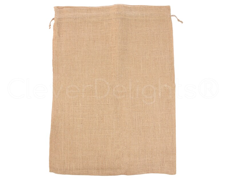 large burlap bags with drawstring