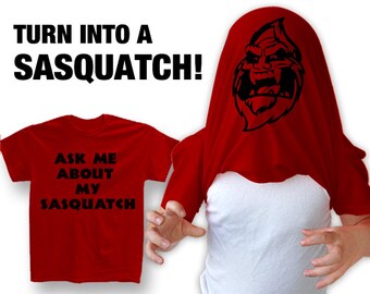 ask me about sasquatch shirt