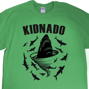New Shark Tornado &quot;KidNado&quot; Unisex Youth Tshirt for Shark Tornado Birthday, Party, Son, Daughter, Nephew, Niece, Friend, Sports Team, XS-XL