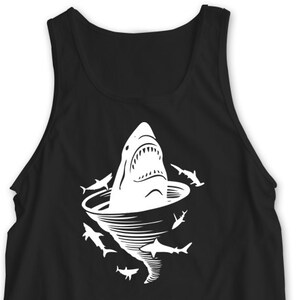 New "Shark Tornado" Unisex Tank Top for a Shark Tornado Movie Party, Bar Crawl, Friend, Party, Boyfriend, Husband, Fiance, Gift