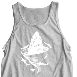 New "Shark Tornado" Unisex Tank Top for a Shark Tornado Movie Party, Bar Crawl, Friend, Party, Boyfriend, Husband, Fiance, Gift