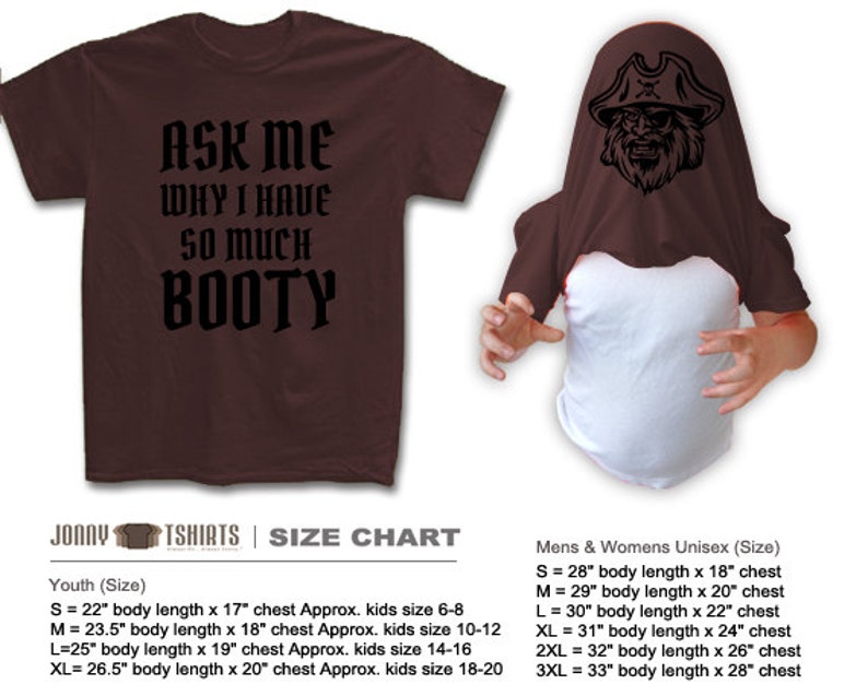 New Ask Me Why I Have So Much Booty Unisex Pirate | Etsy