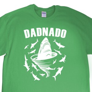 New "DadNado" Mens T-shirt for Dad, Father, Papa, Grandpa, Shark Tornado Party, Friend, Party, Boyfriend, Brother, Fiance, Gift