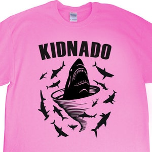 New Shark Tornado &quot;Kidnado&quot; Unisex Youth Tshirt for Shark Tornado Birthday, Party, Son, Daughter, Nephew, Niece, Friend, Sports Team, Gift