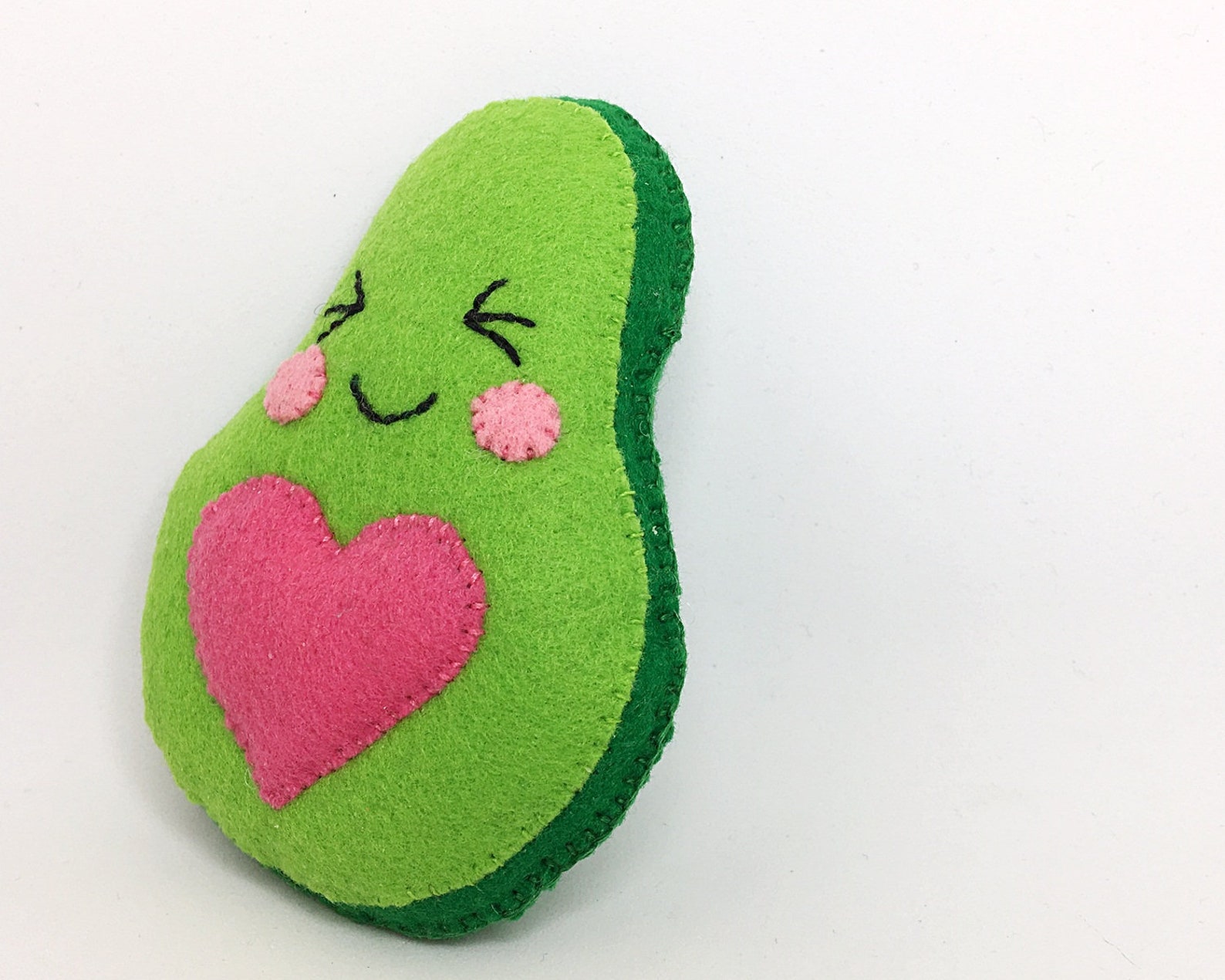 Felt Avocado Toy Pattern Ornament Avocado Plush Pattern Felt Etsy