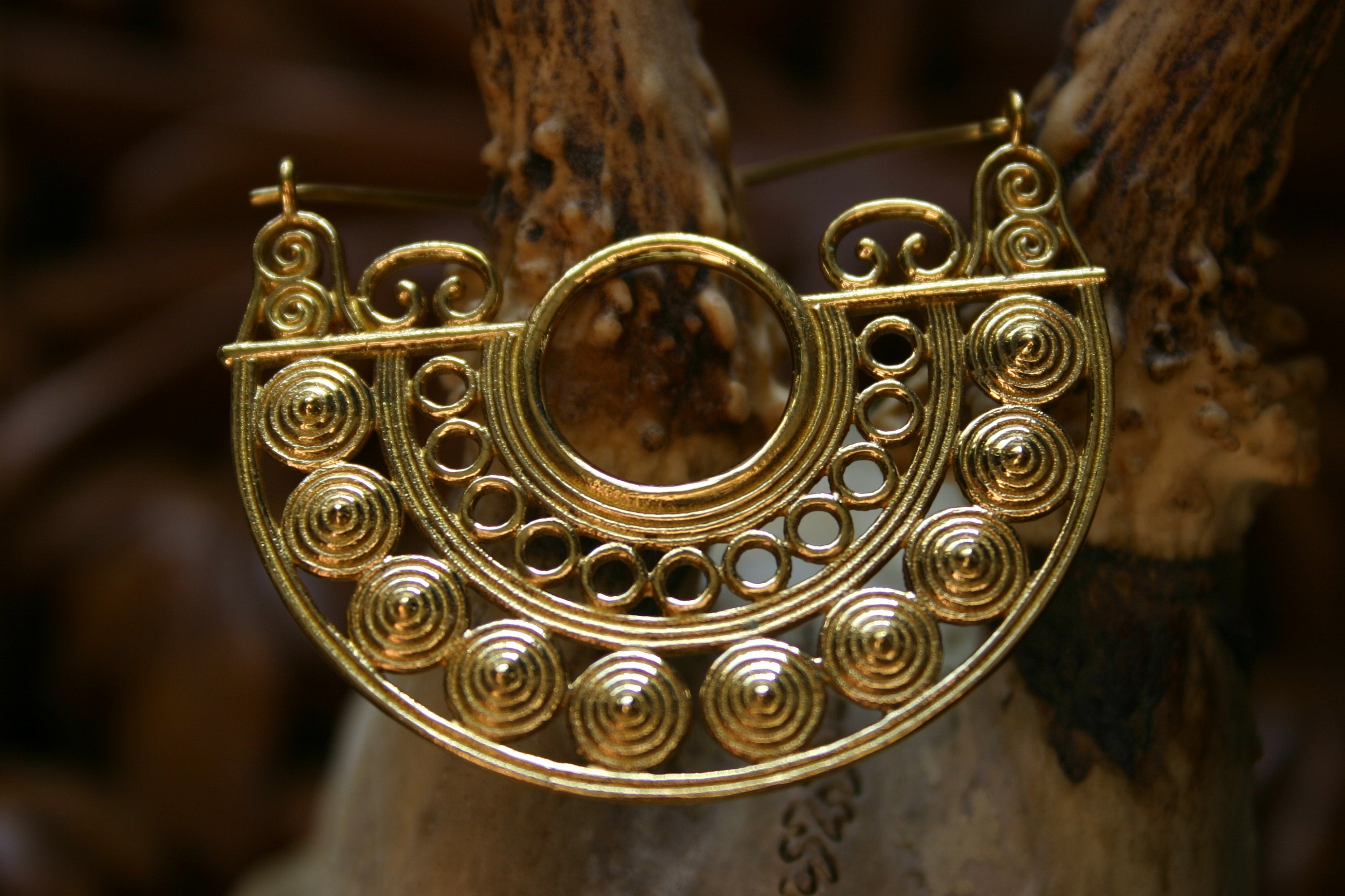 Handmade Quality Brass Tribal Folk Art Bohemian Henna