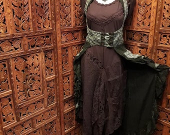 gown with waistcoat
