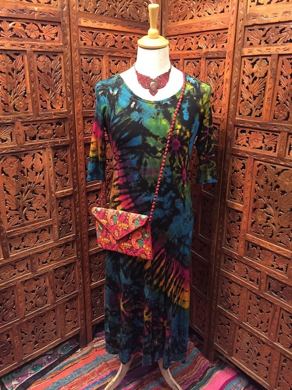 rainbow jersey dress FARM Rio Rainbow Mix Jersey Dress, Rainbow Mix / S