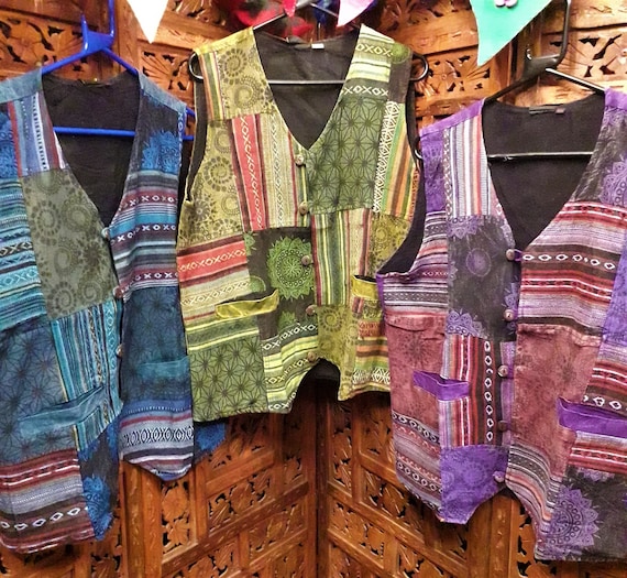 Hippie Waistcoat - Unisex Hippie Waistcoat - Unisex