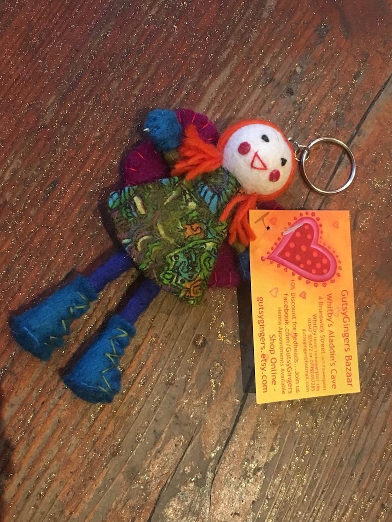 Gutsy Ginger Keychain, Spread the Ginger love image 1