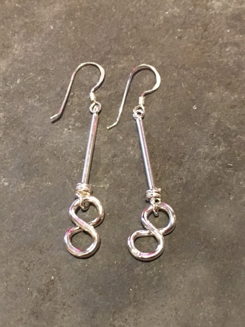 925 Sterling Silver Drop Earrings
