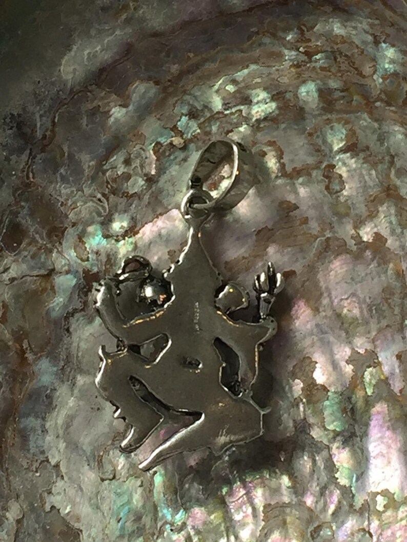 life hope Stunningly detailed 925 sterling silver Ganesha the Elephant headed god pendant new beginnings positivity wealth good fortune