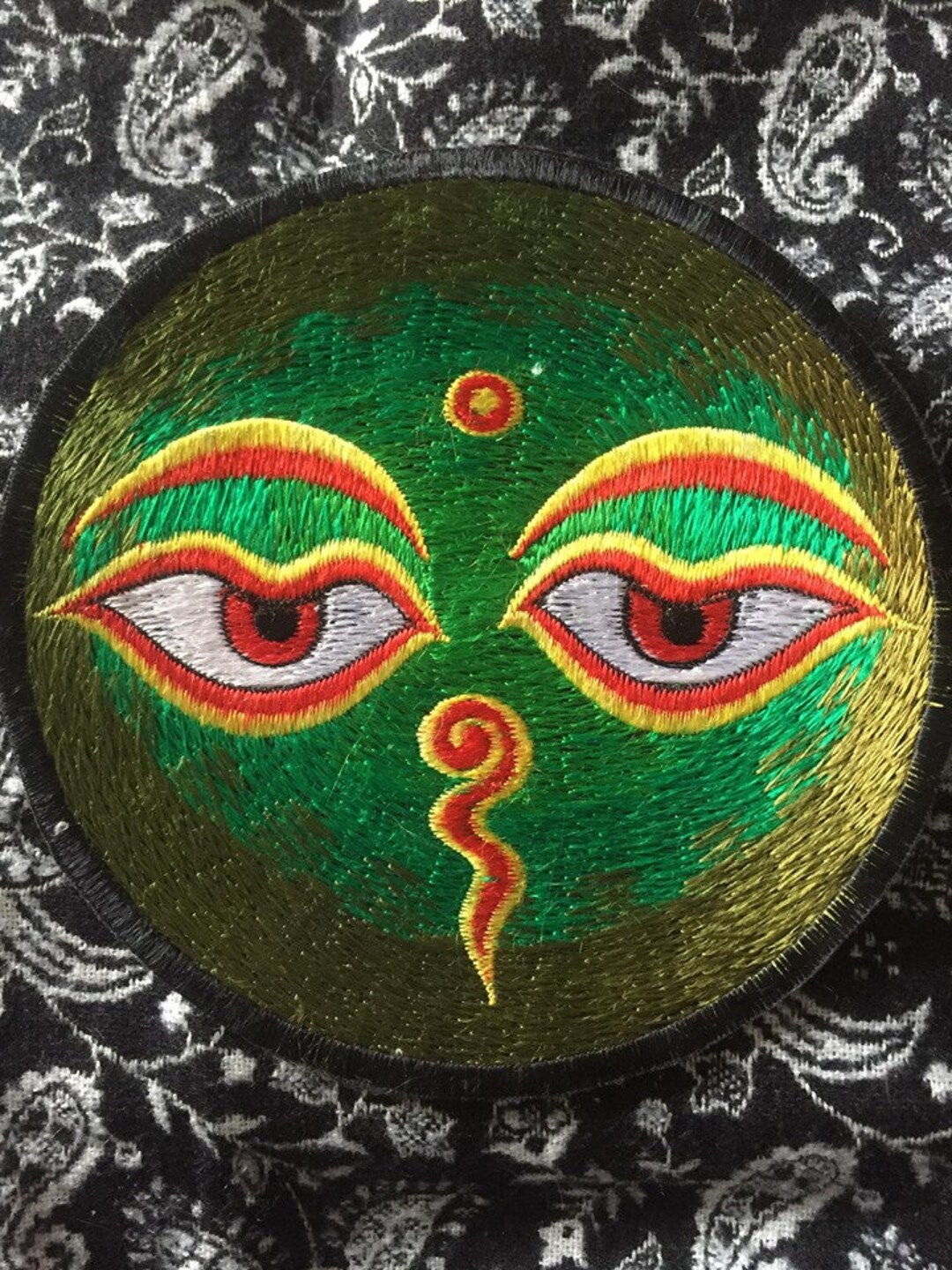 Sew on Patches Our Fabulous Wisdom Eyes 15cm Fabric Patch for