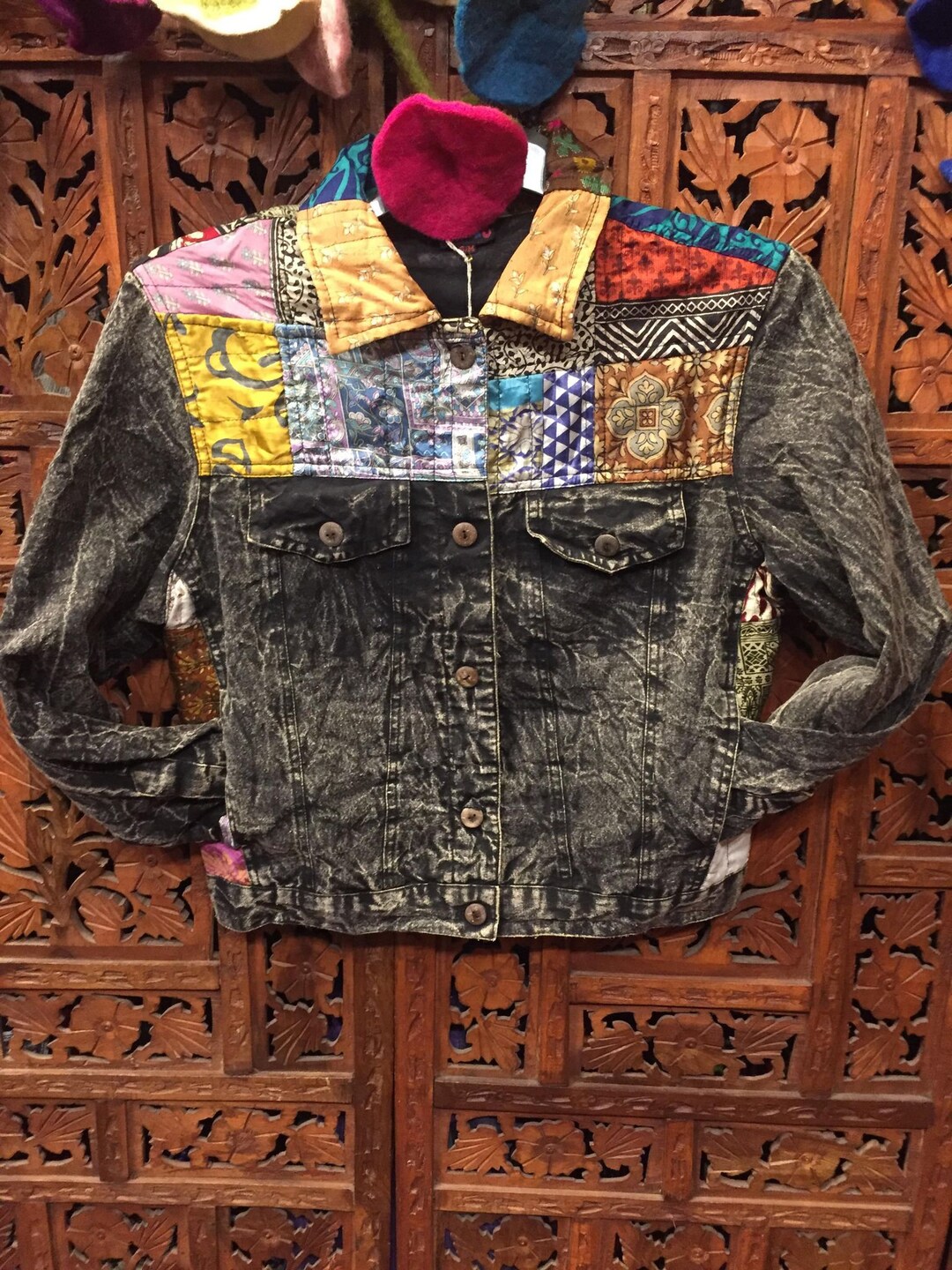 dress hippy \"sac jacket\" NAVY サイズM dress hippy sac jacket NAVY サイズM