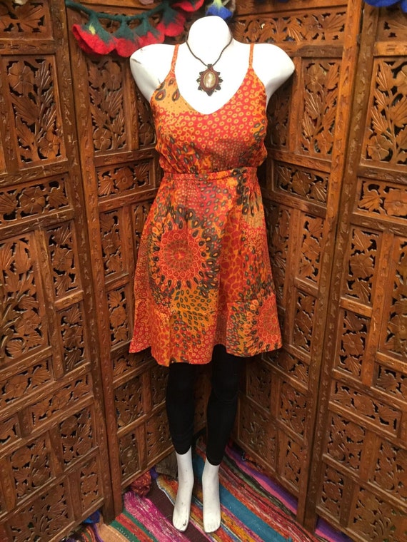 open lace back dress Nerida Low Back Twist Floral Maxi Dress Orange– Selfie Leslie main image 1