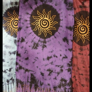 Celestial Sun Goddess strappy dress slip vest singlet tankini hippie top super stretch cotton Jersey ethical fashion UK Size 8 - 18 3 colour