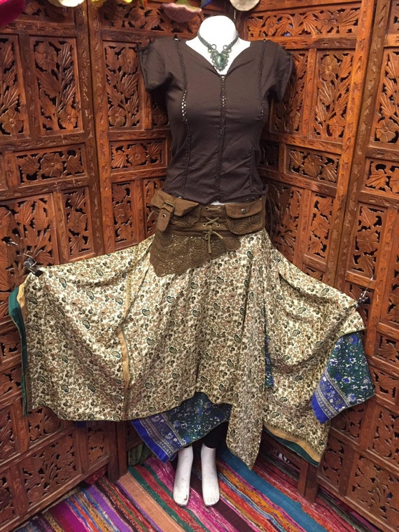 Bohemian skirts queen size sale