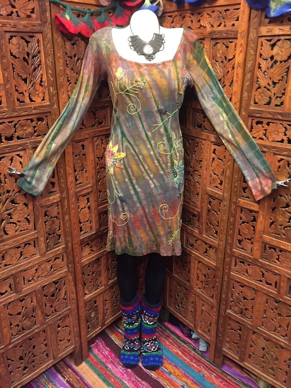 Sweatshirt dress tie dye hotsell