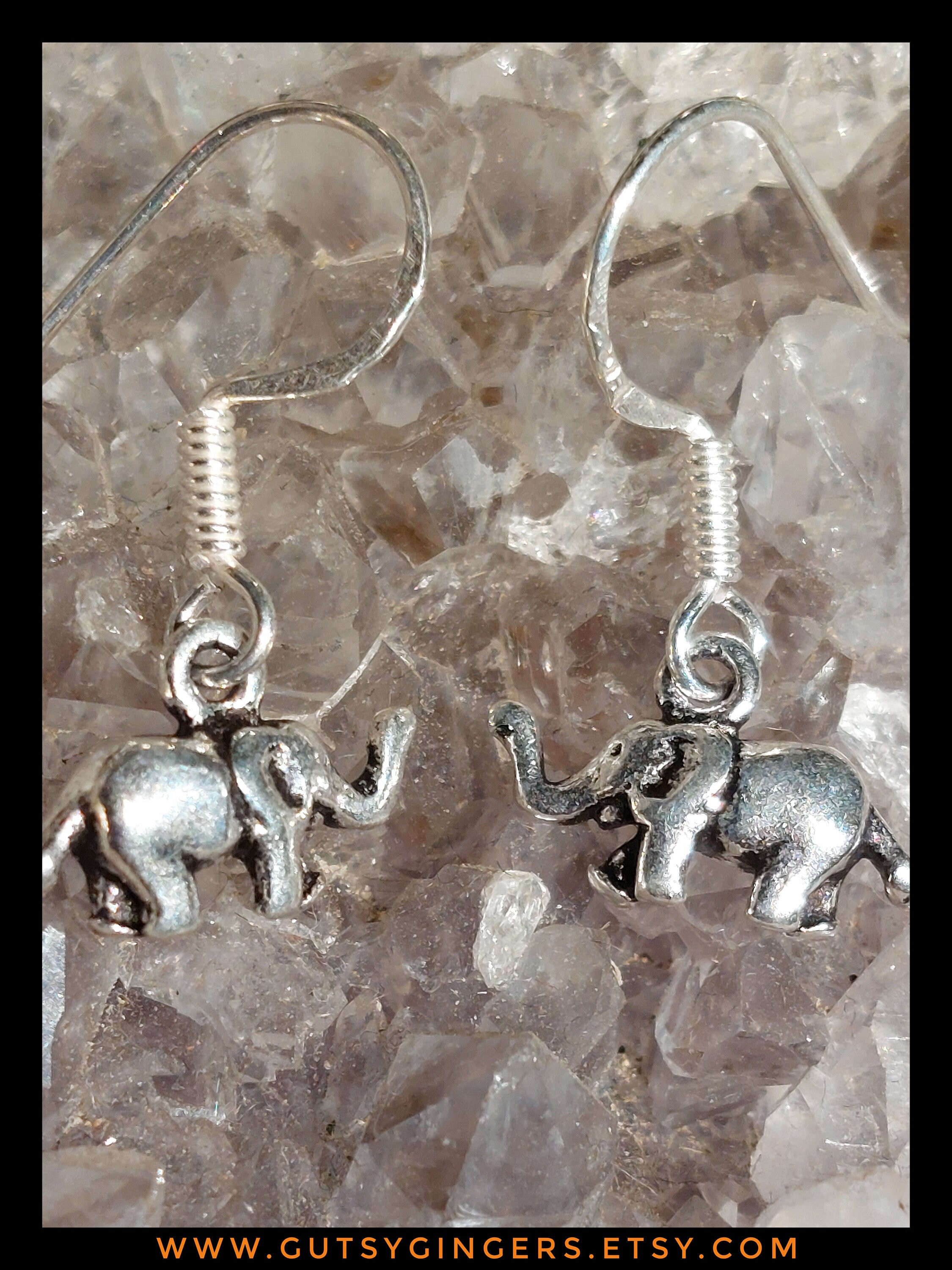 Paio Di Graziosi Orecchini A Gancio Pendenti In Argento Tibetano - Foto 4