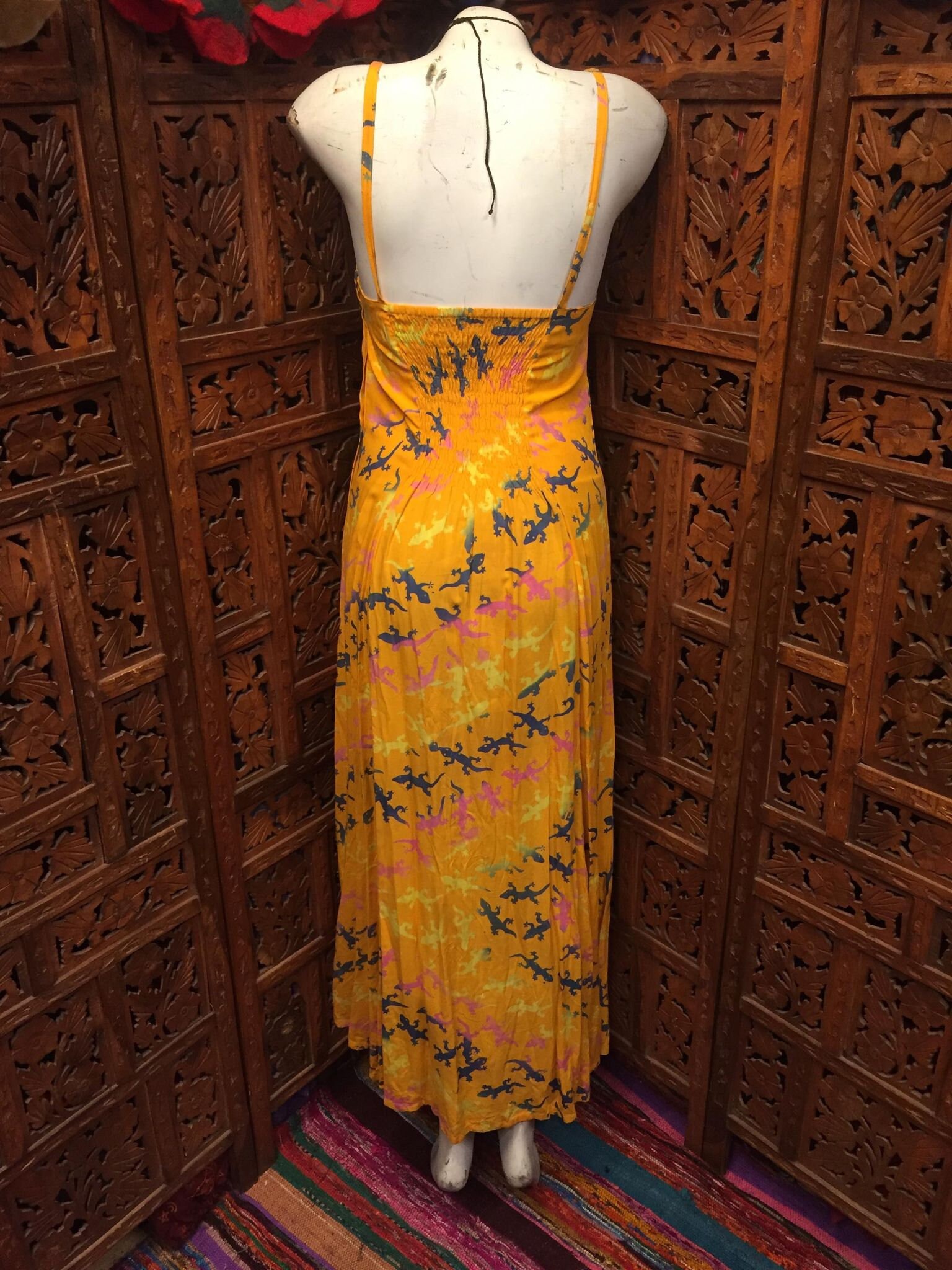 Vibrante amarillo hasta el tobillo Vestido de diosa con - Etsy México Vibrante amarillo hasta el tobillo Vestido de diosa con - Etsy México