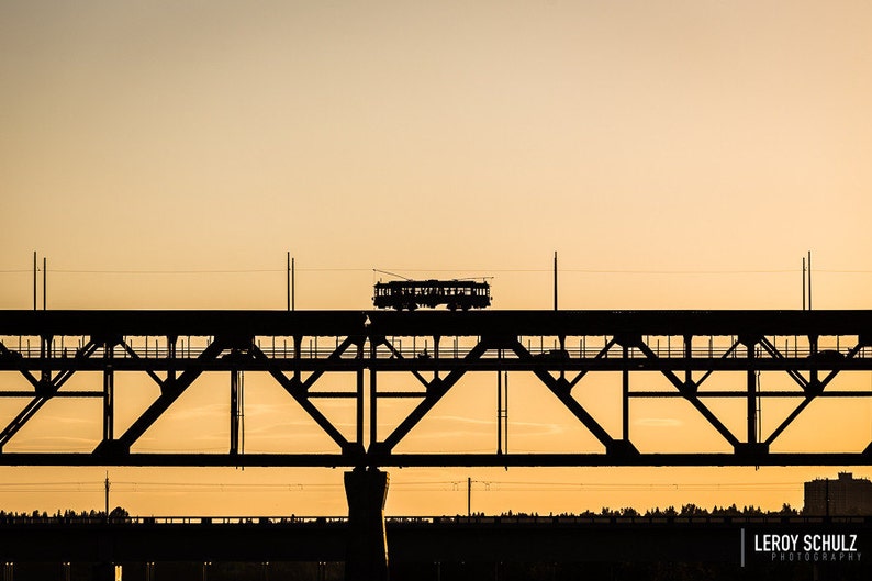 Edmonton High Level Trolly Fine Art Print Etsy