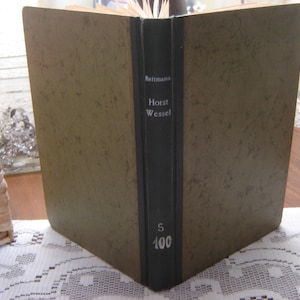 Horst Wessel Life and Death: 1938 German History Book