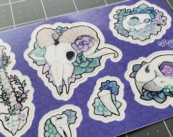 Succu-Skull Sticker Sheet