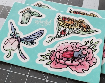 Botanical Bug Sticker Sheet