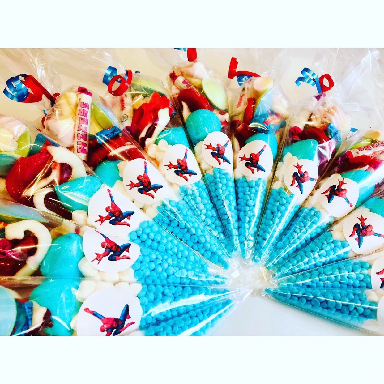 Superhero Themed Sweet Cones pre Filled Sweet Cones Perfect Etsy UK